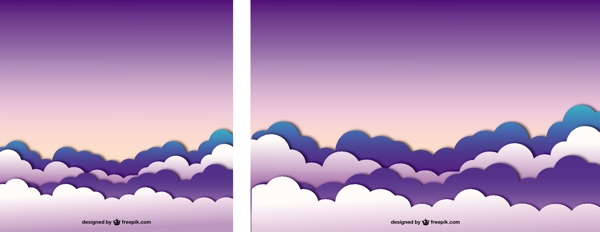 有云背景的天空