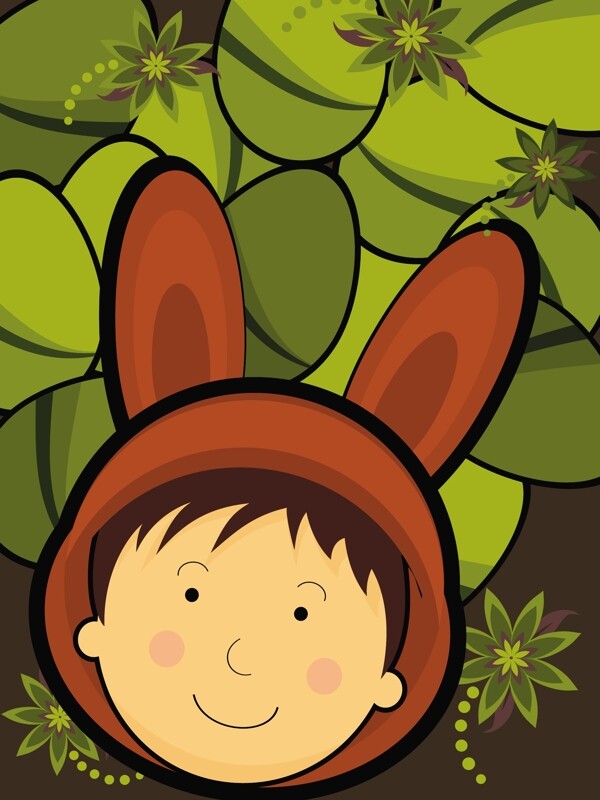 為復(fù)活節(jié)慶典的插圖