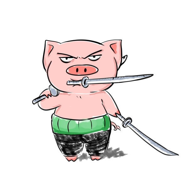 百变小猪猪系列索隆猪猪