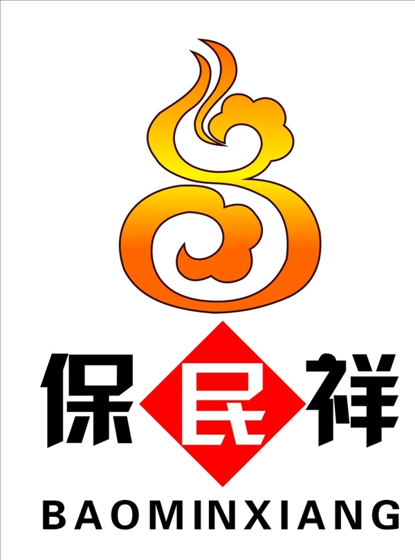 保民祥中醫(yī)館logo標(biāo)志