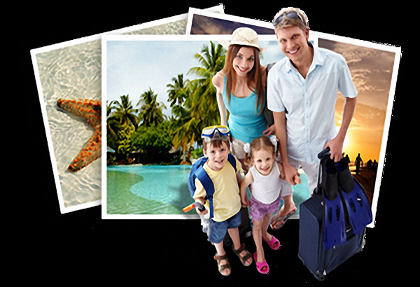 家人旅行保险图免抠png透明图层素材