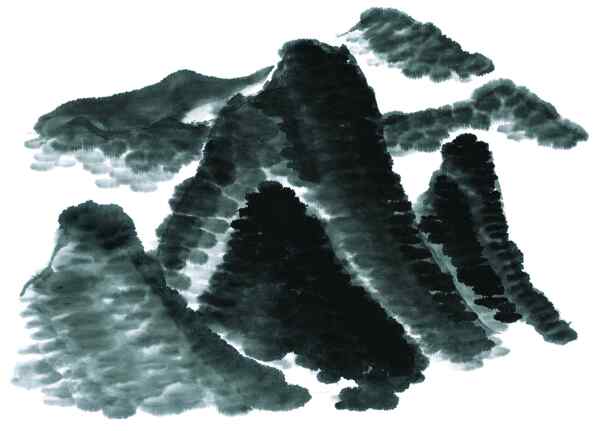 水墨山水畫圖片