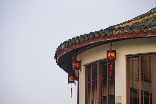 七宝古镇建筑风景摄影