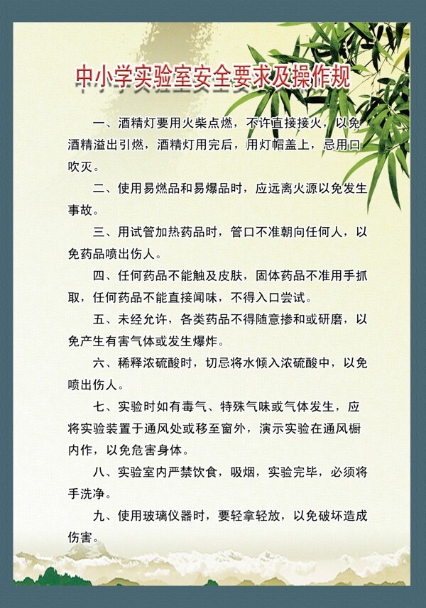實驗室操作規(guī)程圖片