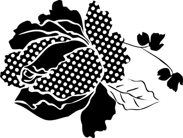 韓國精美花草圖案矢量圖033