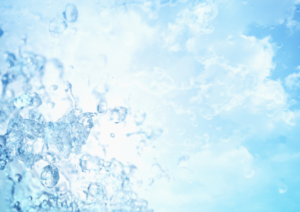 水海水滴天陽(yáng)光云圖片