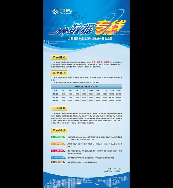 數(shù)據(jù)專線展架