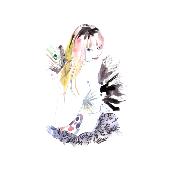 位圖插畫(huà)時(shí)尚插畫(huà)人物插畫(huà)藝術(shù)效果免費(fèi)素材
