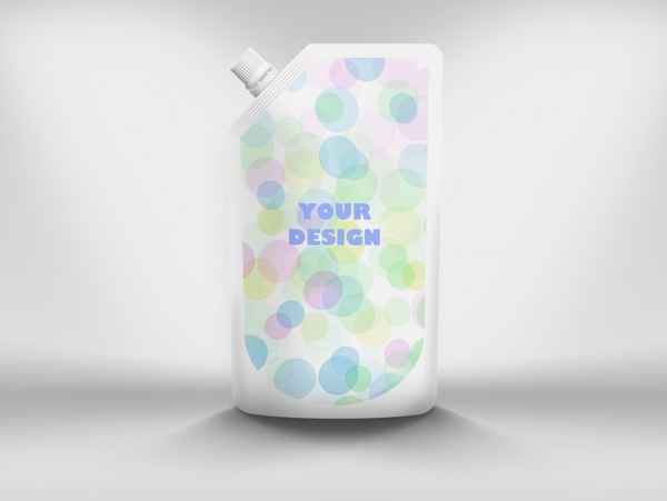 可吸式牛奶包装设计素材