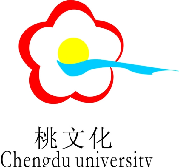 桃花logo矢量圖