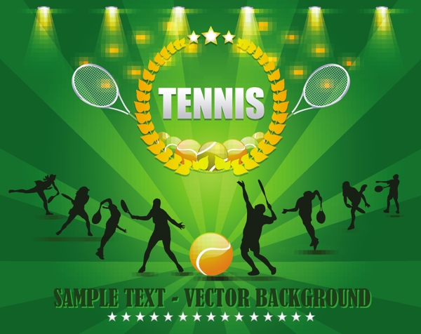 网球运动海报