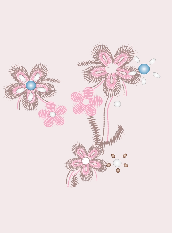 服裝設(shè)計(jì)繡花圖
