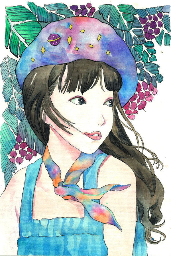 水彩插畫