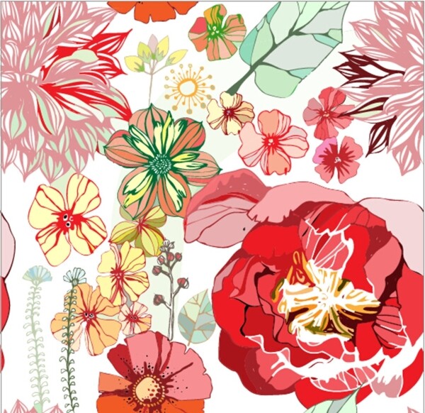 簡(jiǎn)約碎花圖片