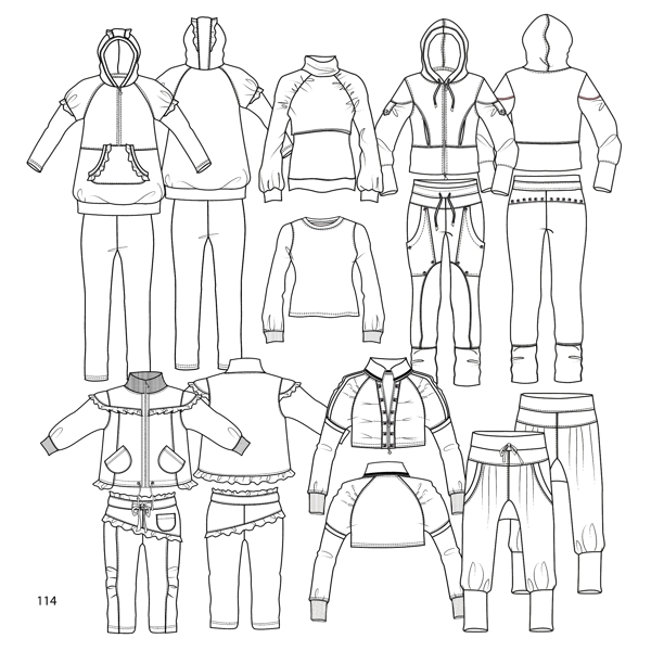 服裝模板圖片