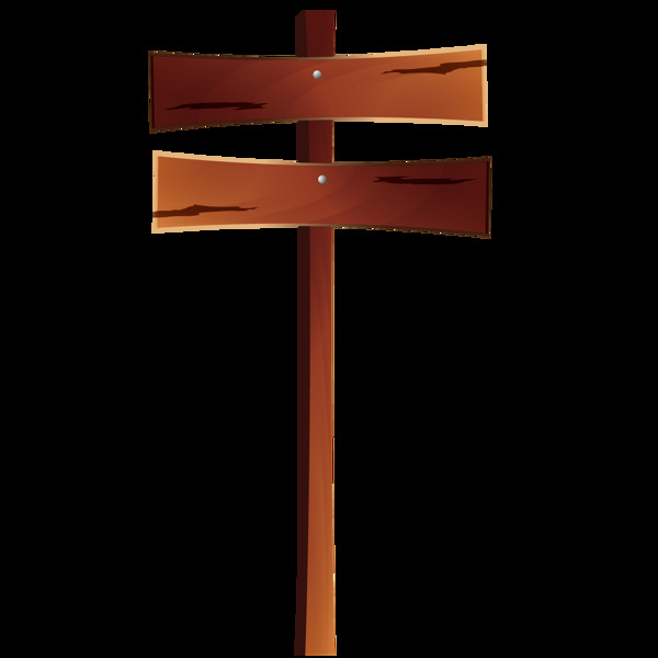 木板標(biāo)牌元素