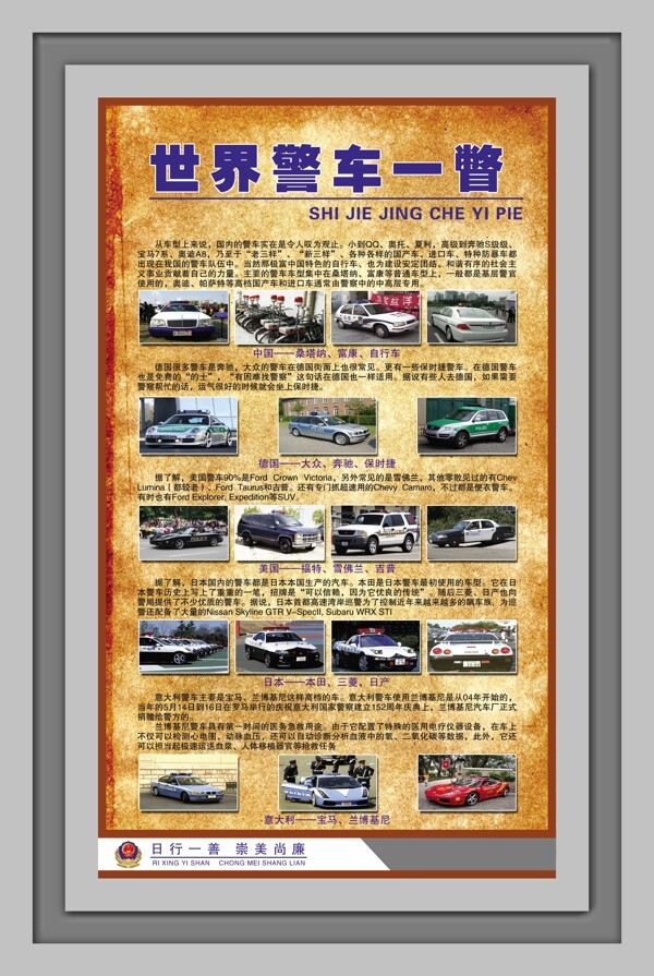 世界警車一瞥