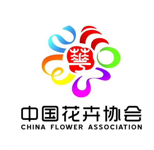 中国花卉协会LOGO矢量文件图片