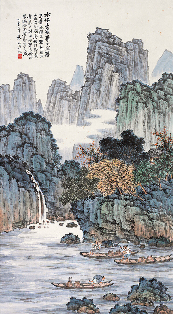 桂江寫生圖片