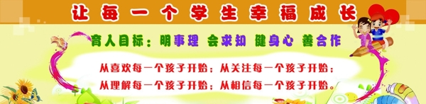 校園展板