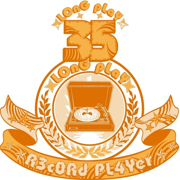 印花矢量圖徽章標(biāo)記T恤圖案文字英文免費(fèi)素材
