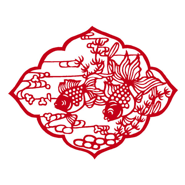 窗花剪紙民間美術(shù)0023