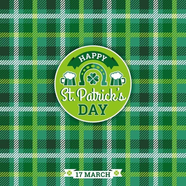 SaintPatricksDaybaskground矢量插畫