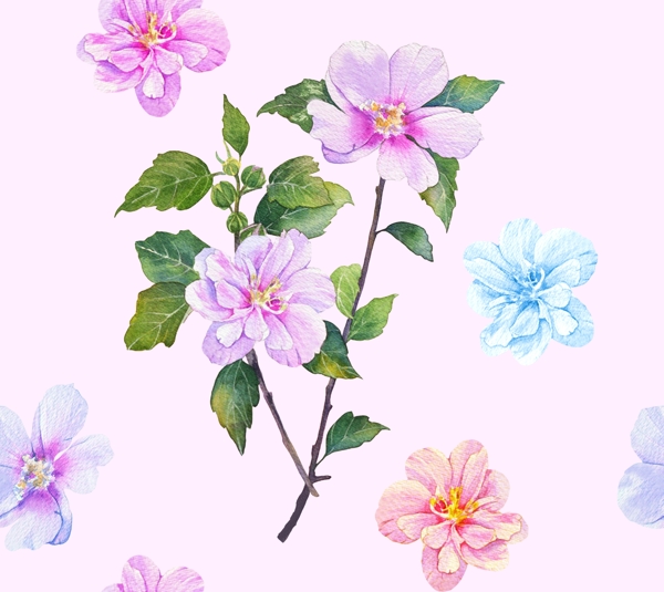 手繪花