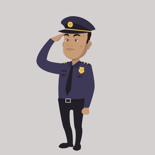 卡通警察