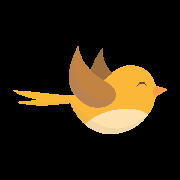 卡通鳥