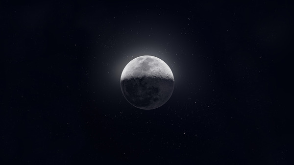 宇宙月球星空月亮背景