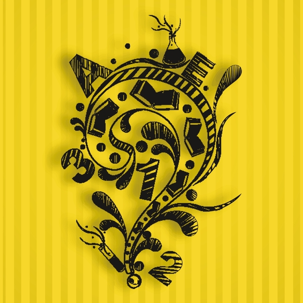 創(chuàng)意手繪潮流花紋