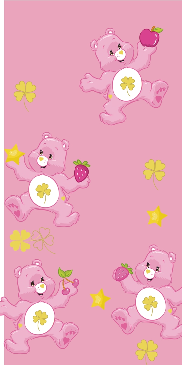 壁纸粉色小熊