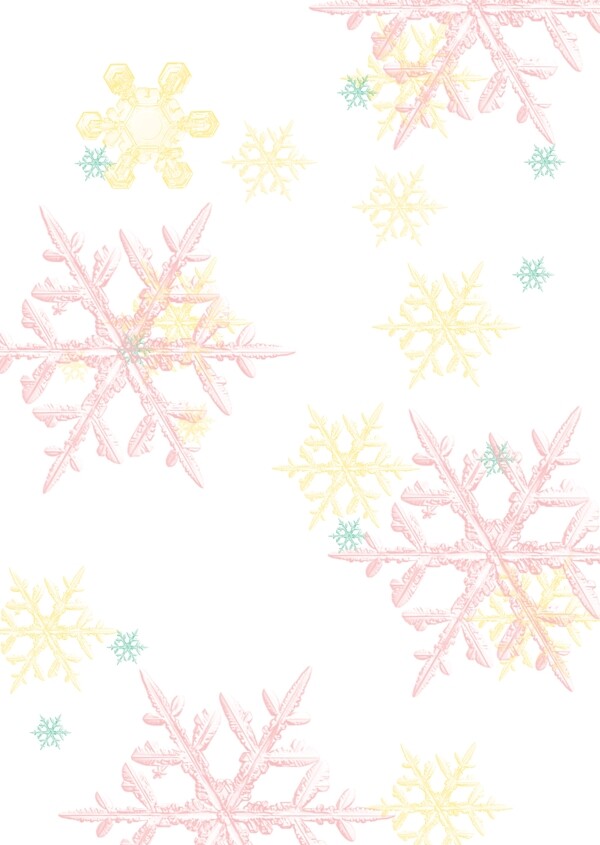 朦朧的雪花