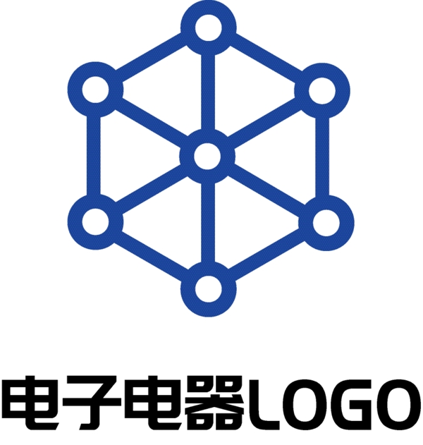 藍(lán)色商務(wù)電子電器LOGO
