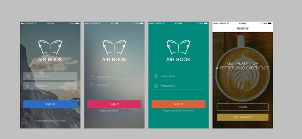 手機APP登錄頁