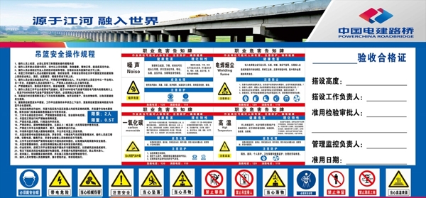 中国电建展示牌图片