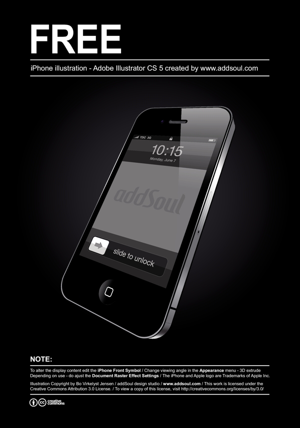 iphone4的矢量圖像