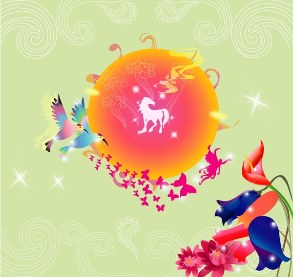 夢幻背景圖片
