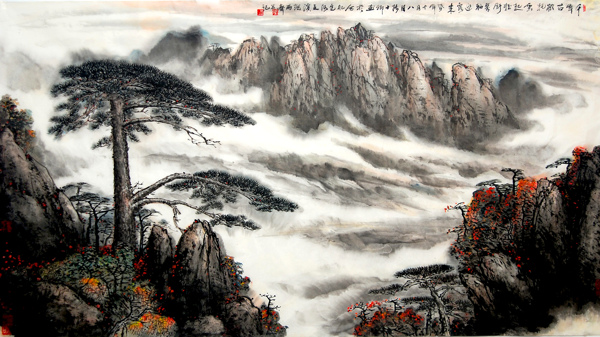 黃山美景圖片