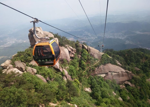 上饒靈山索道風(fēng)景
