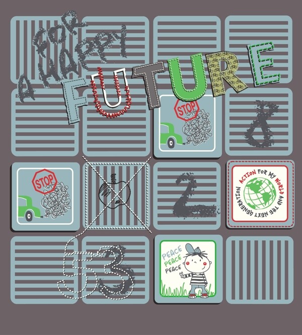 時(shí)尚卡通圖片