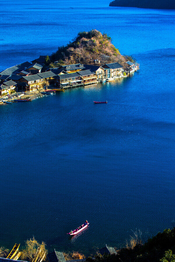 四川瀘沽湖風(fēng)景