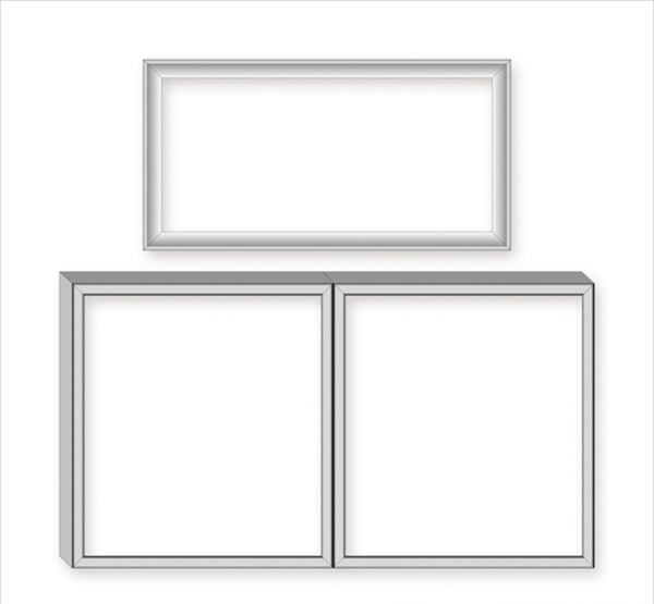 铝型材橱窗效果图