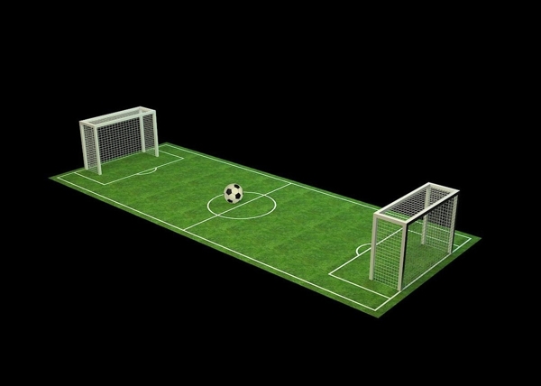 足球场模型图片