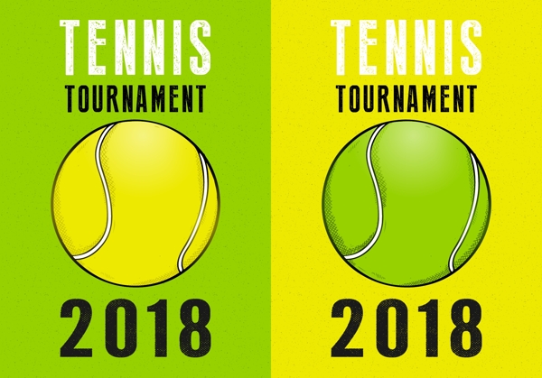 网球矢量海报设计
