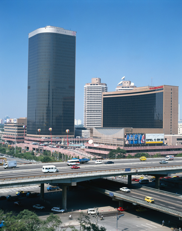 北京建筑道路素材图片