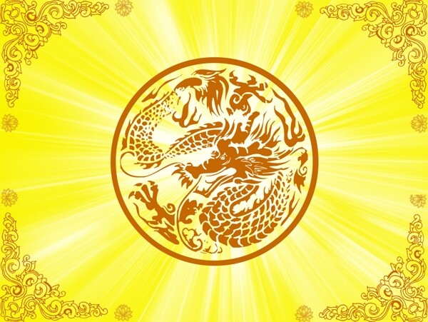 龍圖騰背景