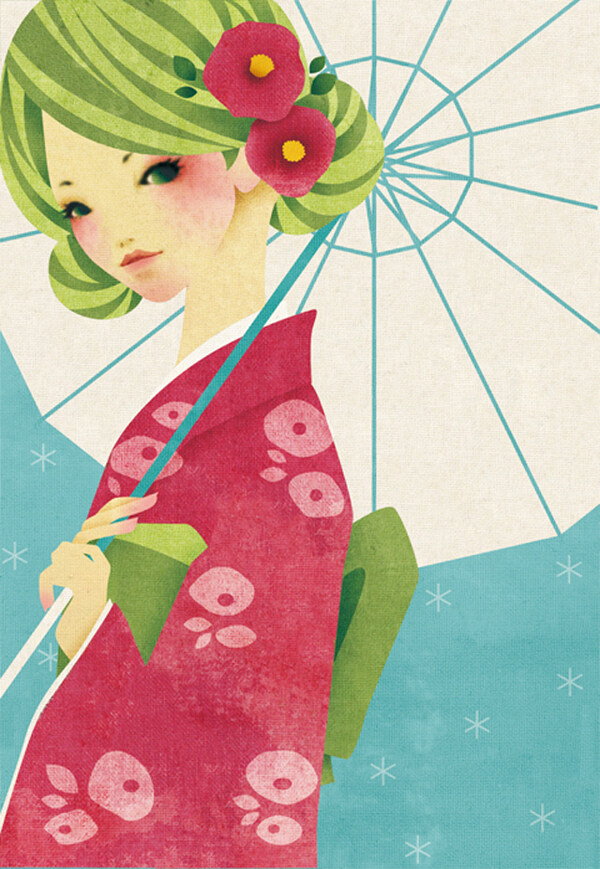 位圖插畫時尚插畫人物插畫插畫師免費素材