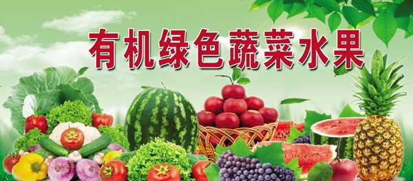 有機綠色蔬菜水果